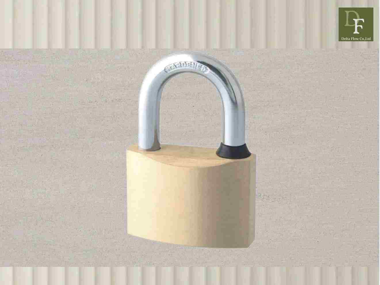 Cross-key Brass Padlock