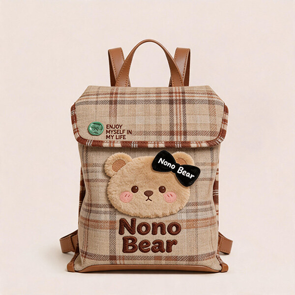 Nono Bear Corduroy Backpack