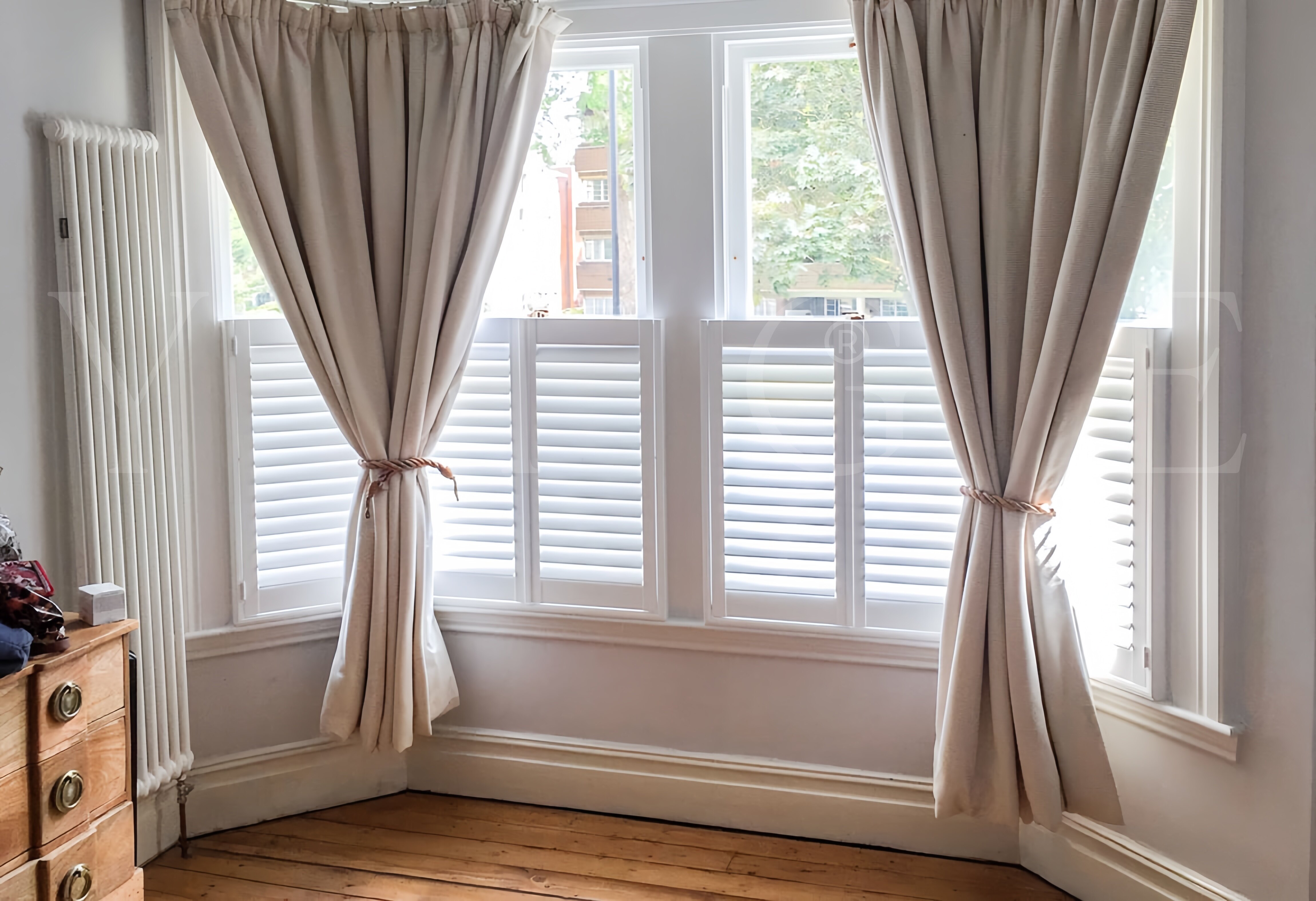 Café Style Shutters - plantation shutters window treatment by Yige AllBlinds
