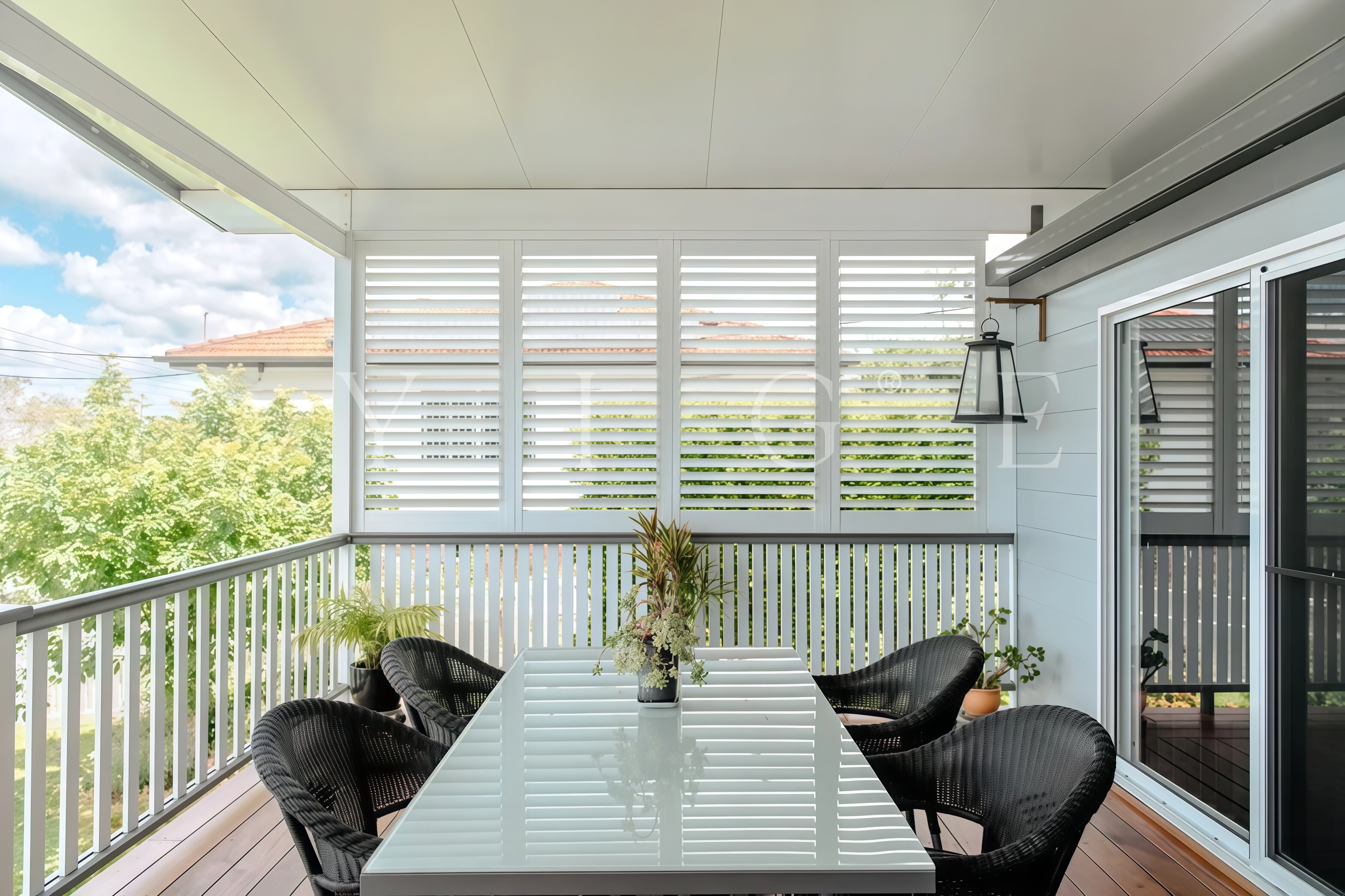 Outdoor Aluminum Shutters