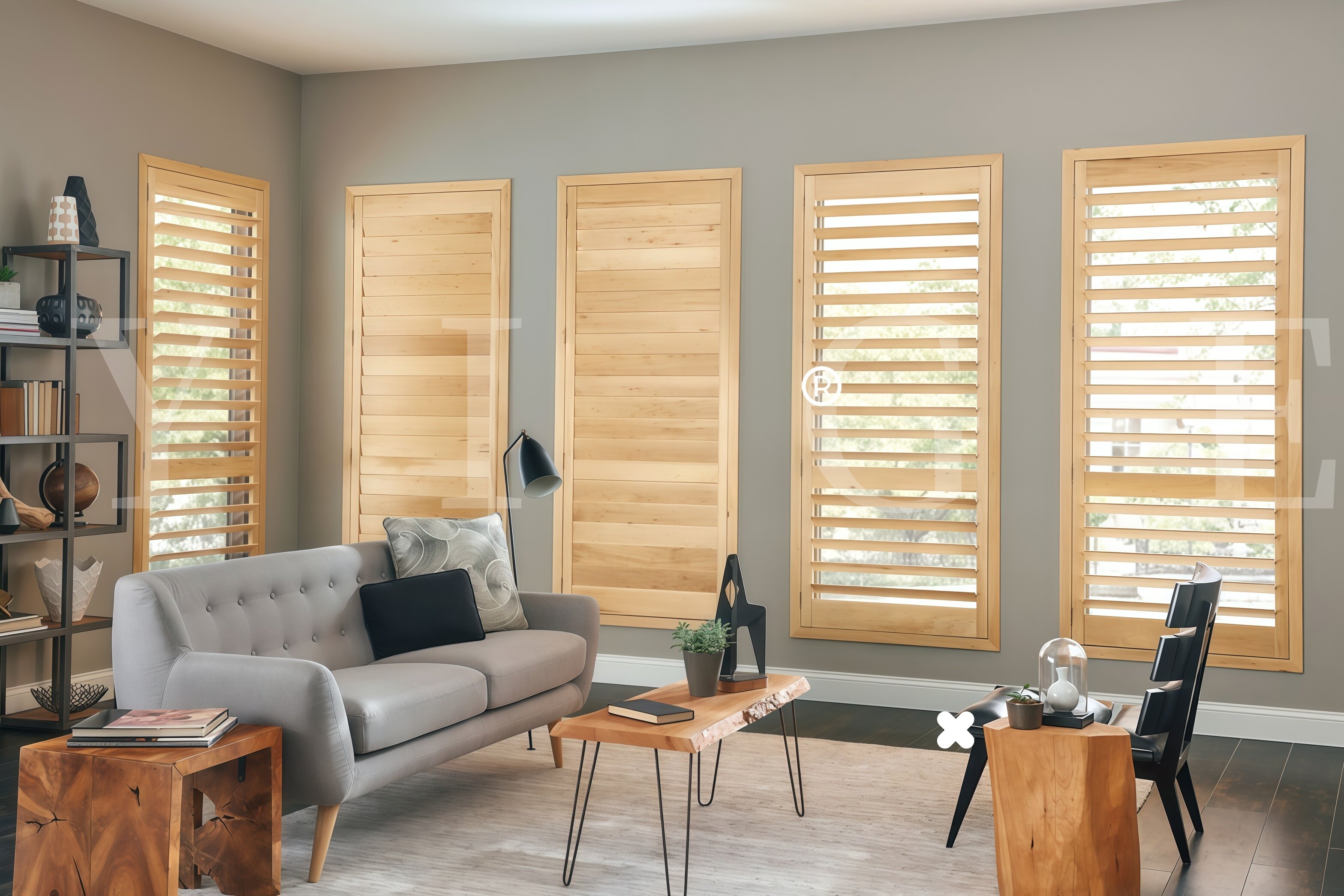 Classic Wood Plantation Shutters
