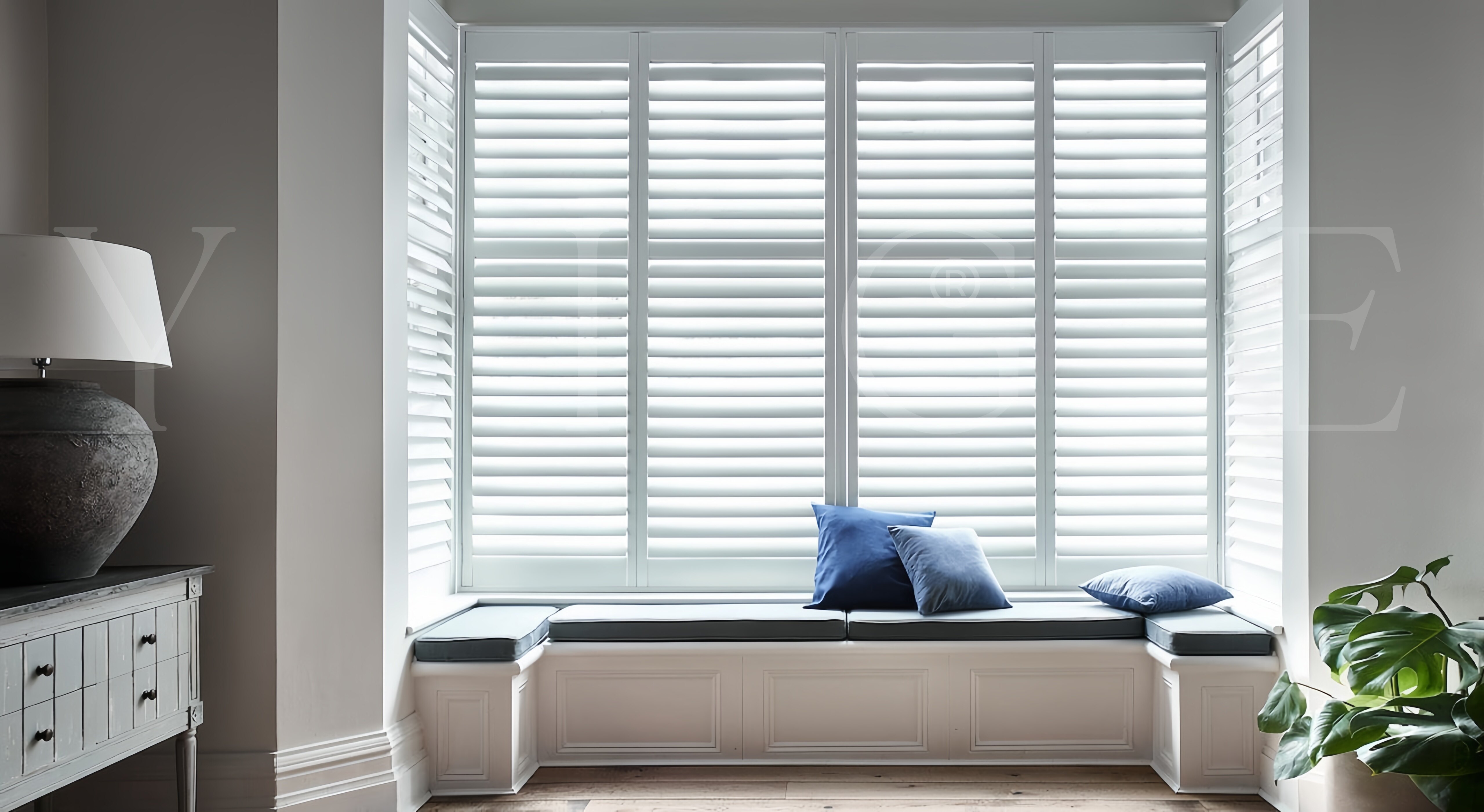 Box Bay Window Shutters - plantation shutters window treatment by Yige AllBlinds