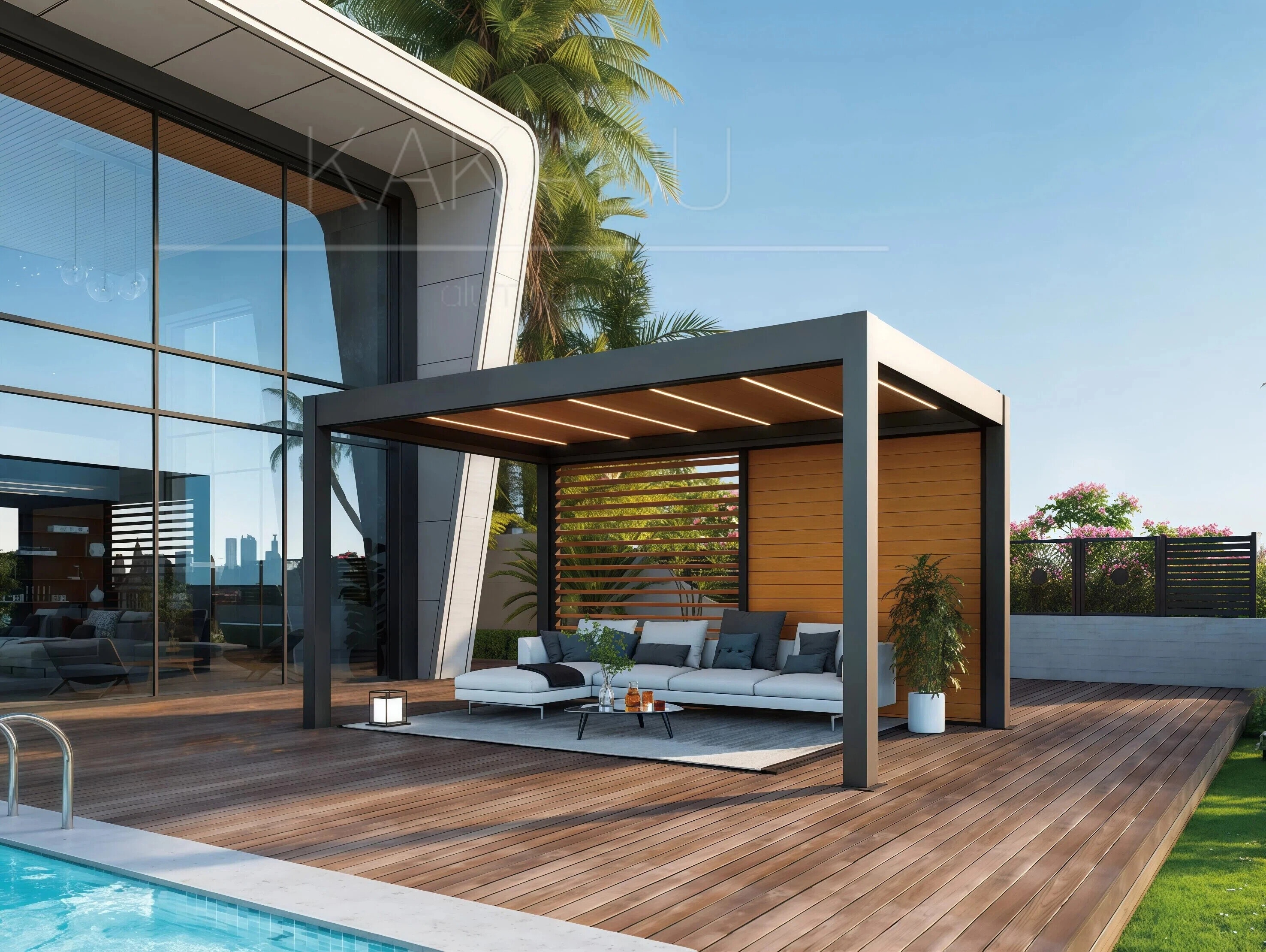 Adjustable louver screen