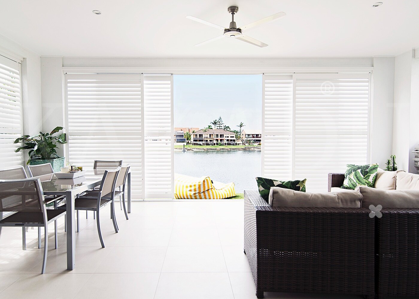 Operable Louver Shutters – Bypass / Sliding
