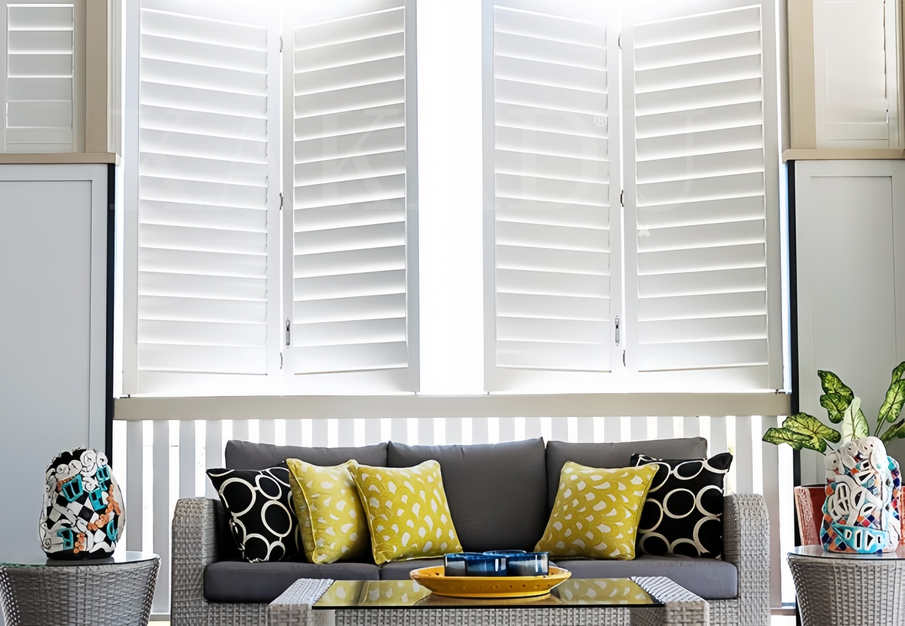 Operable Bi-fold Louver Shutters