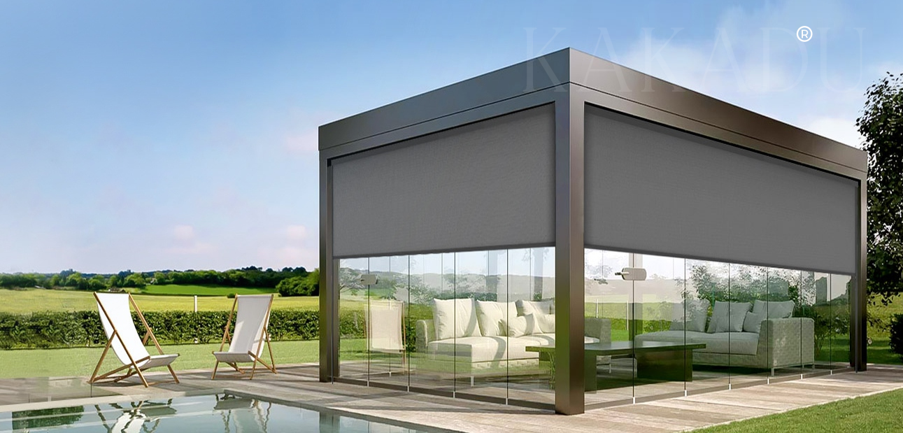 Zipper Track Outdoor Blinds
