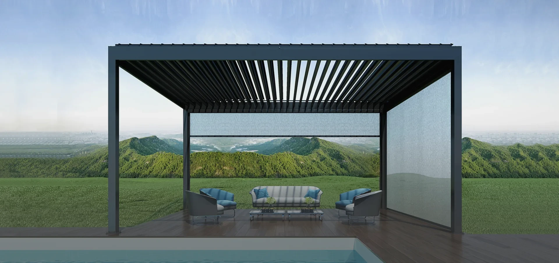 KAKADU brand image - Outdoor Shading Solutions: Aluminum Pergola / Aluminum Shutters