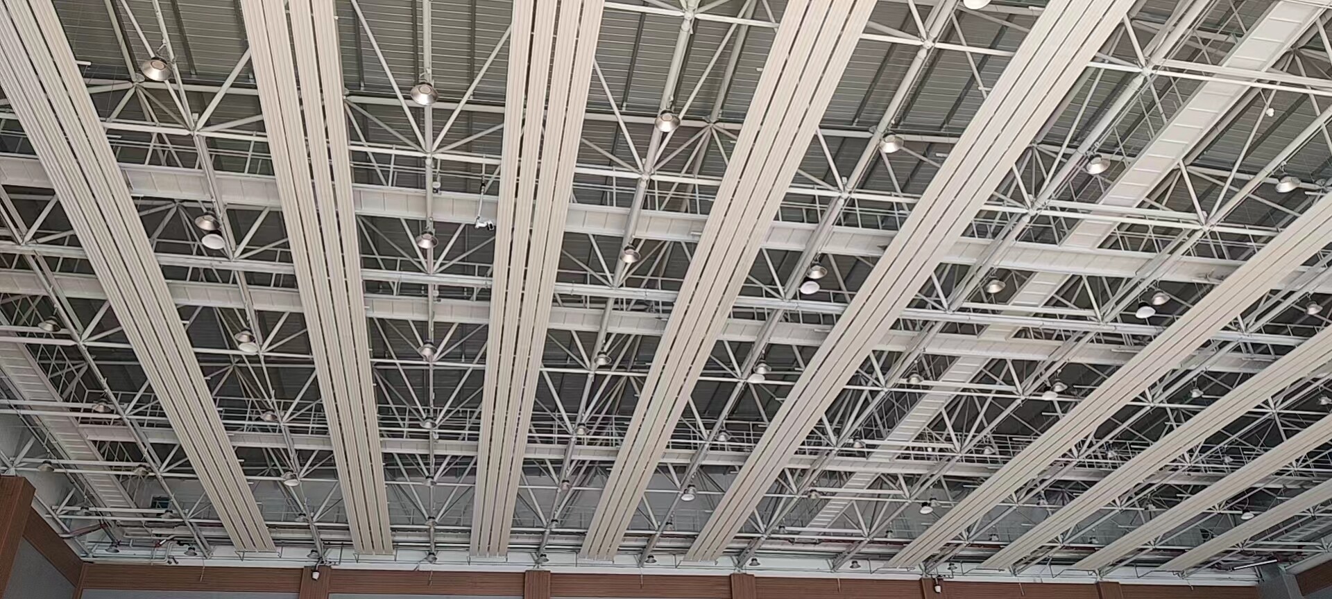 辐射板安装实景