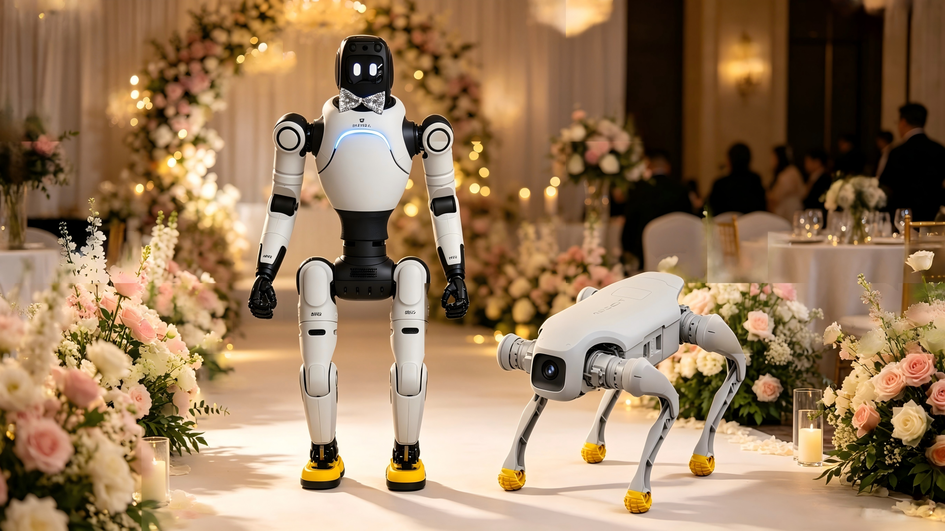Wedding Welcome Dance Robot | Robotic Dog Performance | Interactive Entertainment for Wedding Events Wedding Welcome Dance Robot | Robotic Dog Performance | Interactive Entertainment for Wedding Events