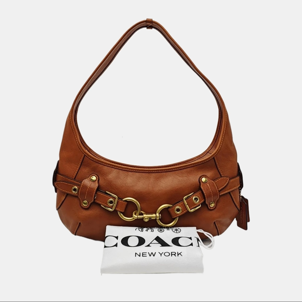 Coach Brown Cowhide Handbag