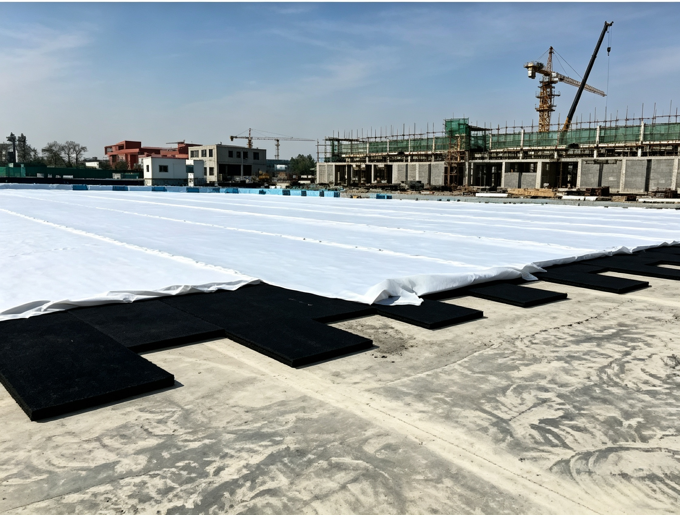 Pico3DDrain™ 3D Drainage Mat Roll and Installation Detail