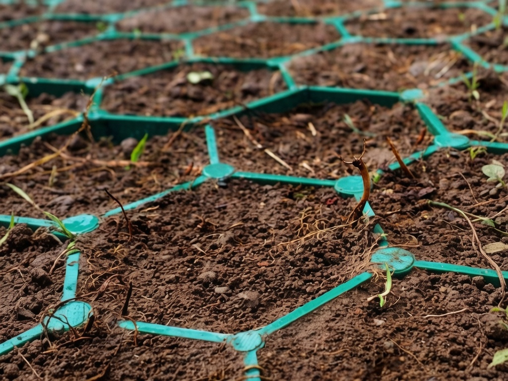 PicoGrass™ Grass Grid HDPE Modular Panel Close-up View Showing Cellular Structure