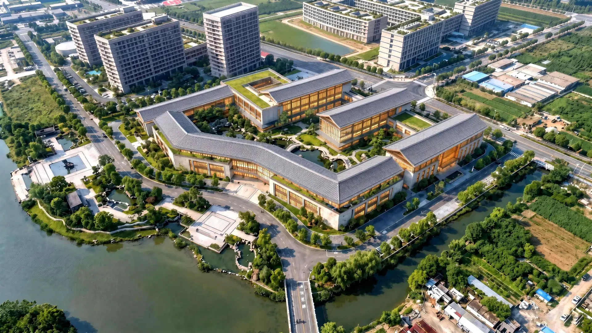 仁禾医疗集团城市会客厅接待空间实景