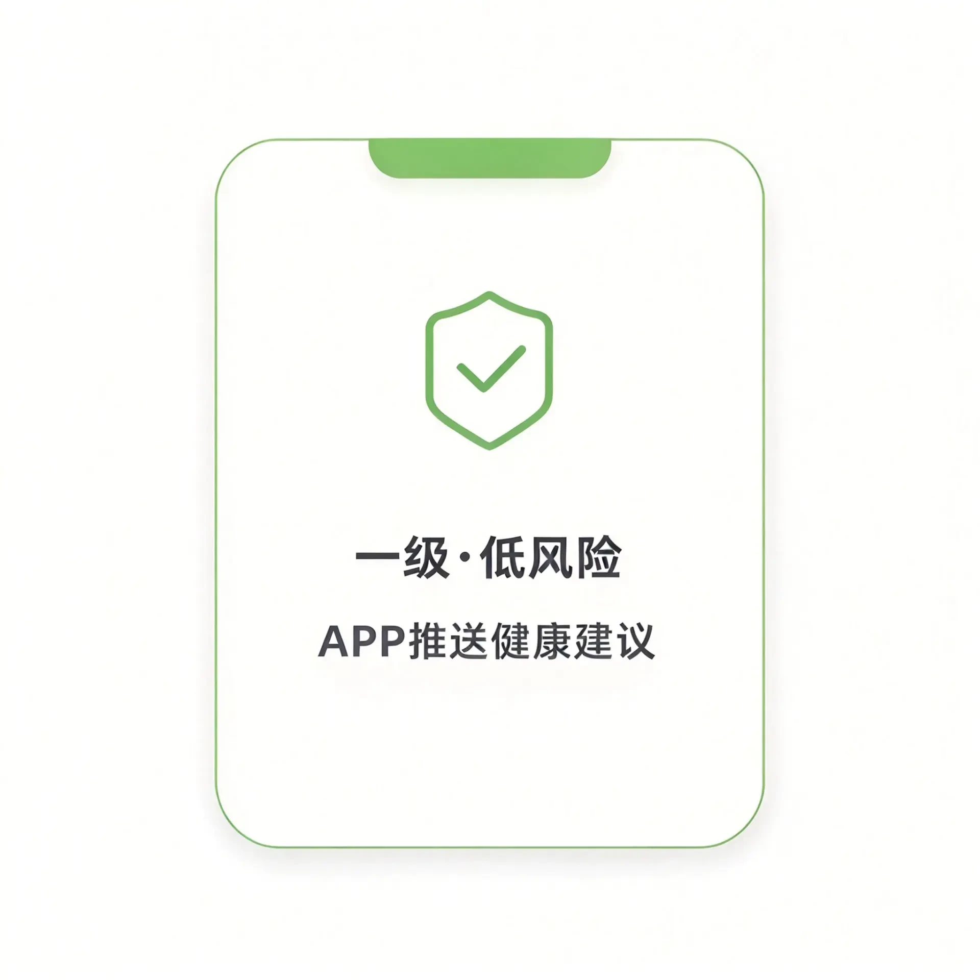 一级 · 低风险:APP推送健康建议
