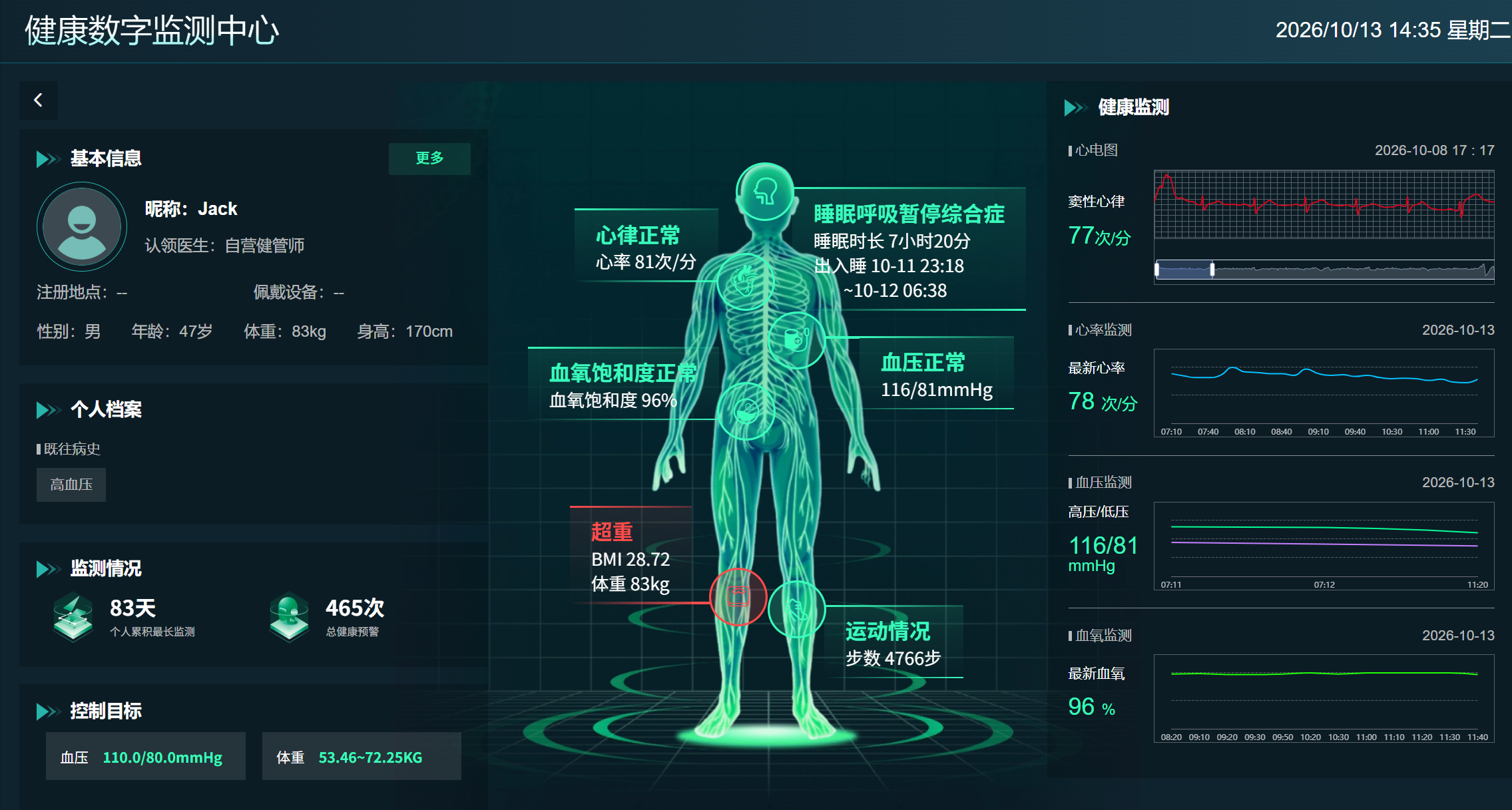 自研健康研判算法