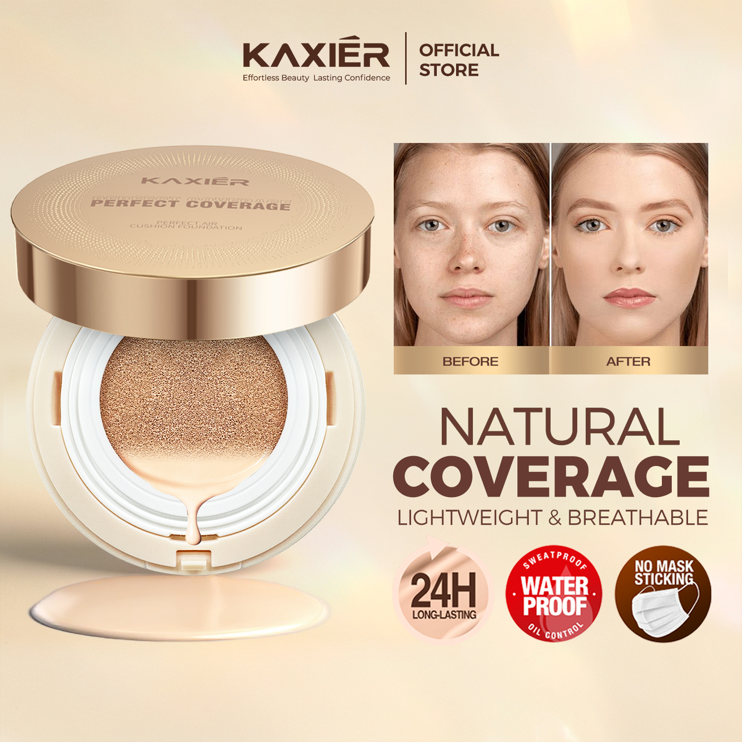 KAXIER  PERFECT AIR CUSHION FOUNDATION