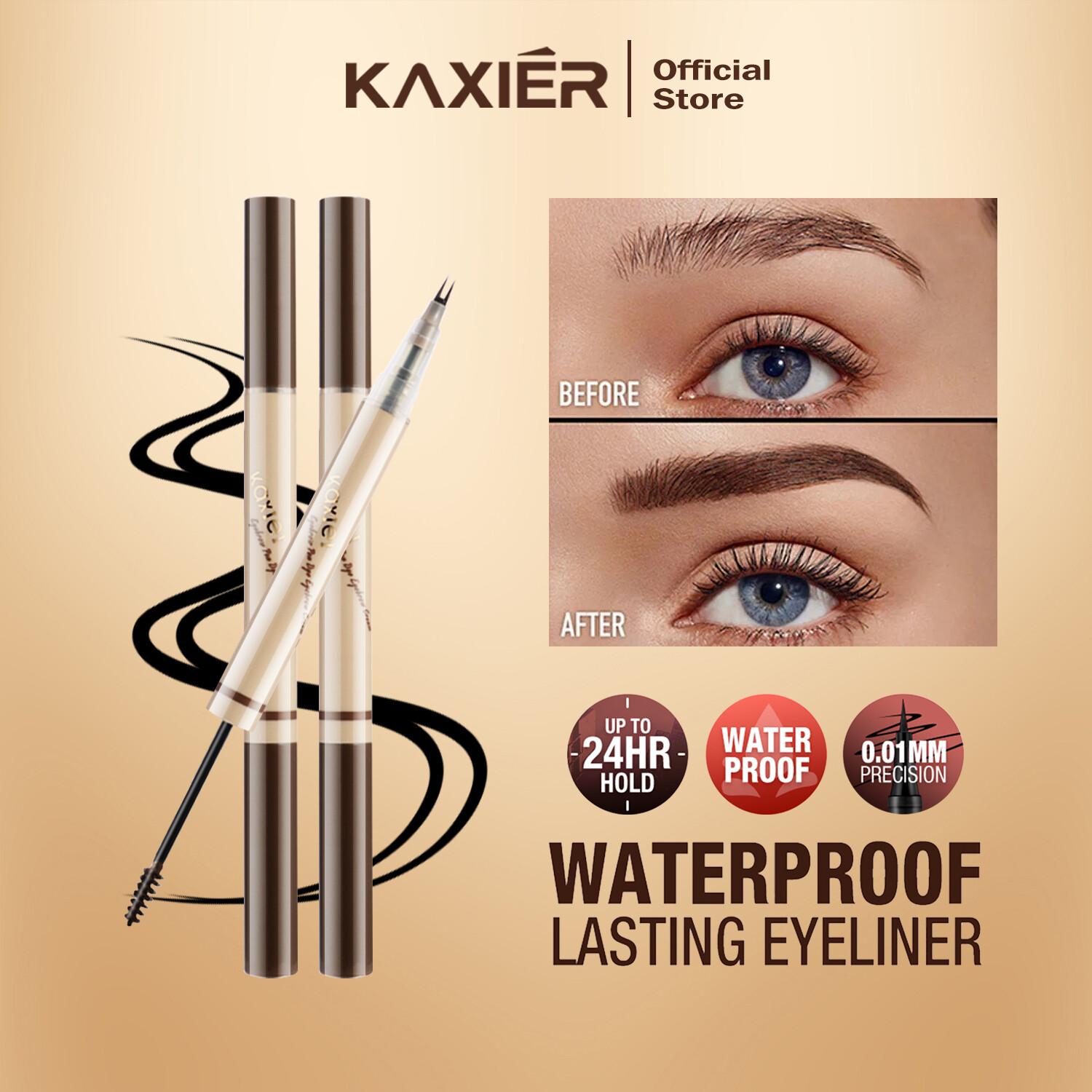  Dual-Ended Eyeliner and Brow Pencil