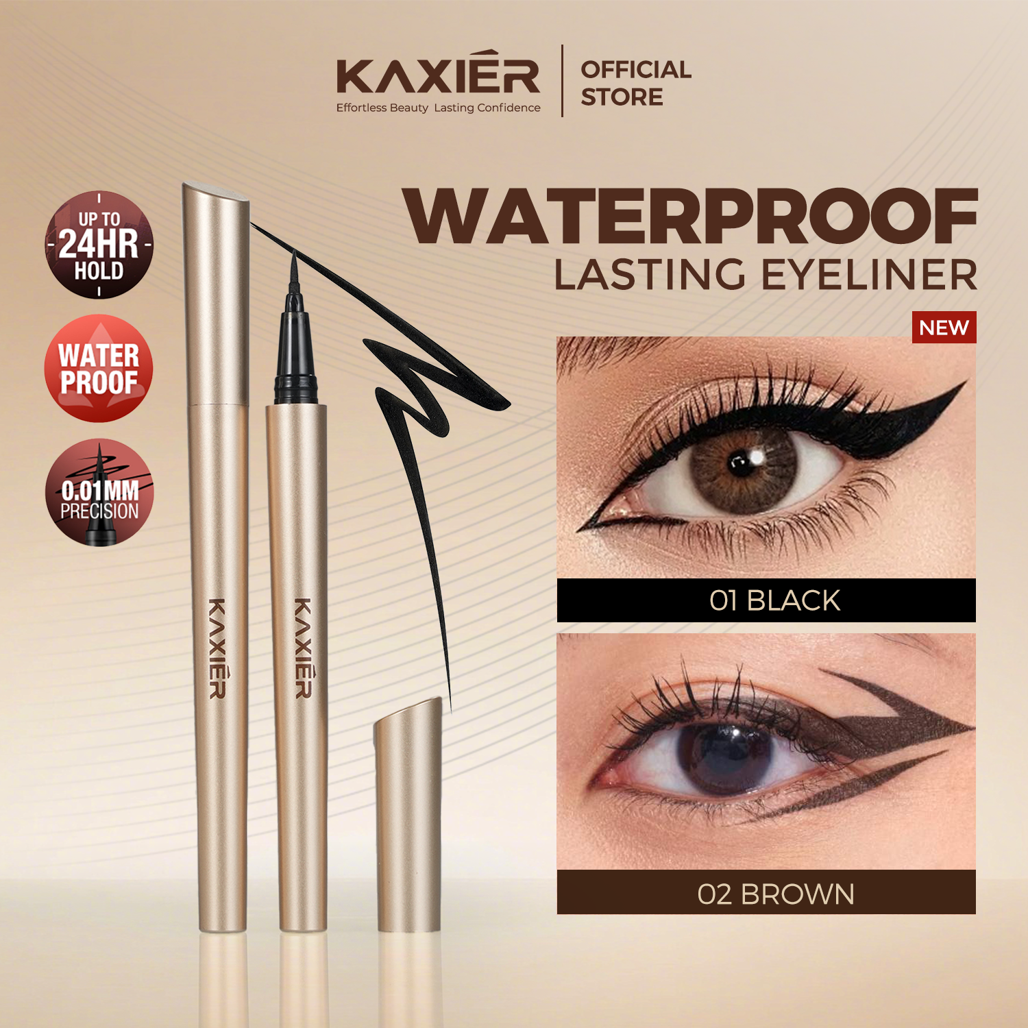 Kaxier Waterproof Eyeliner Pen