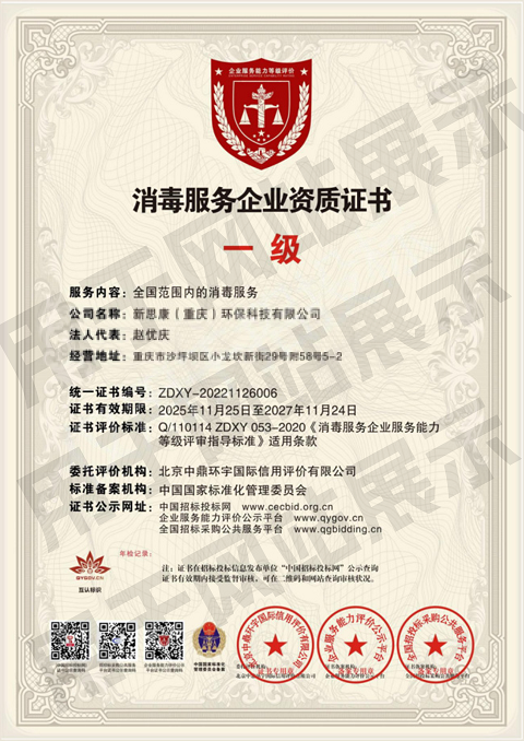 高空清洗维修一级资质证书