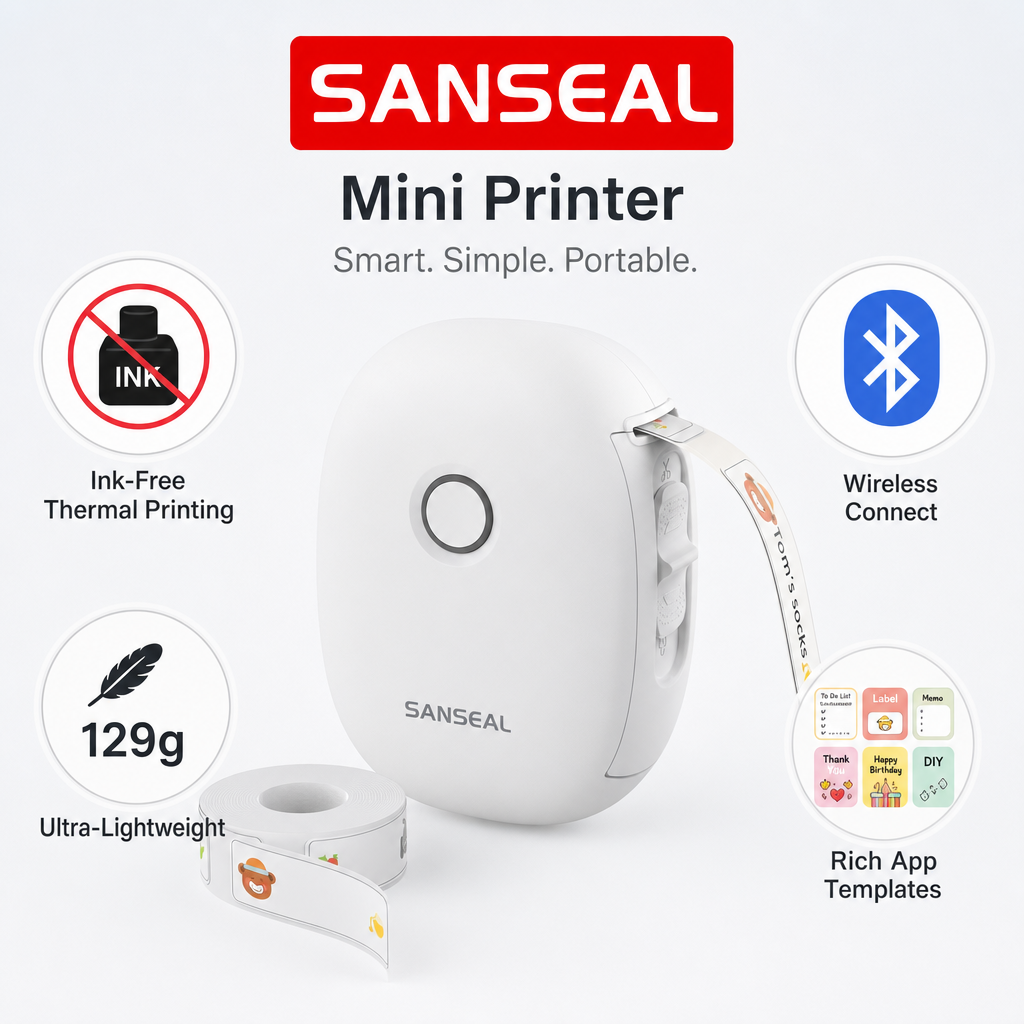 Y01 Mini Label Printer Image 3