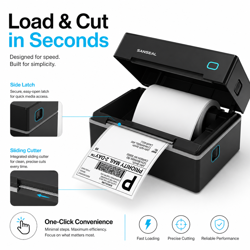 Instant, ultra-simple paper replacement