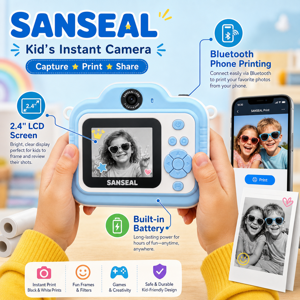 Kids Inkjet Instant Camera