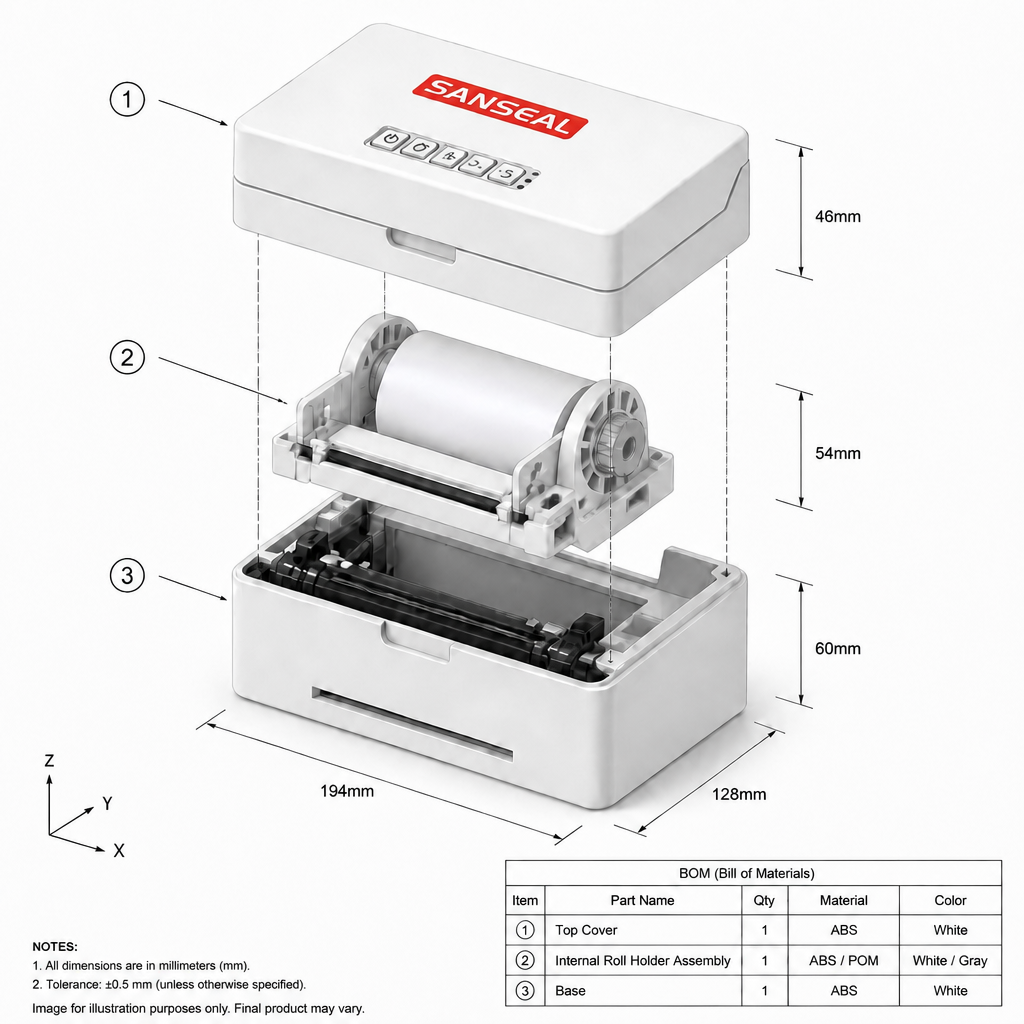 Exploded View - Internal Structure
