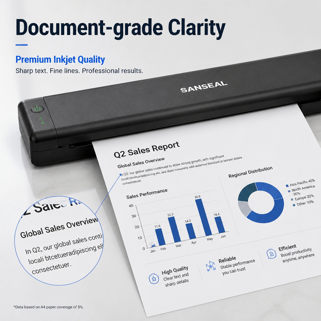 Portable A4 Printer