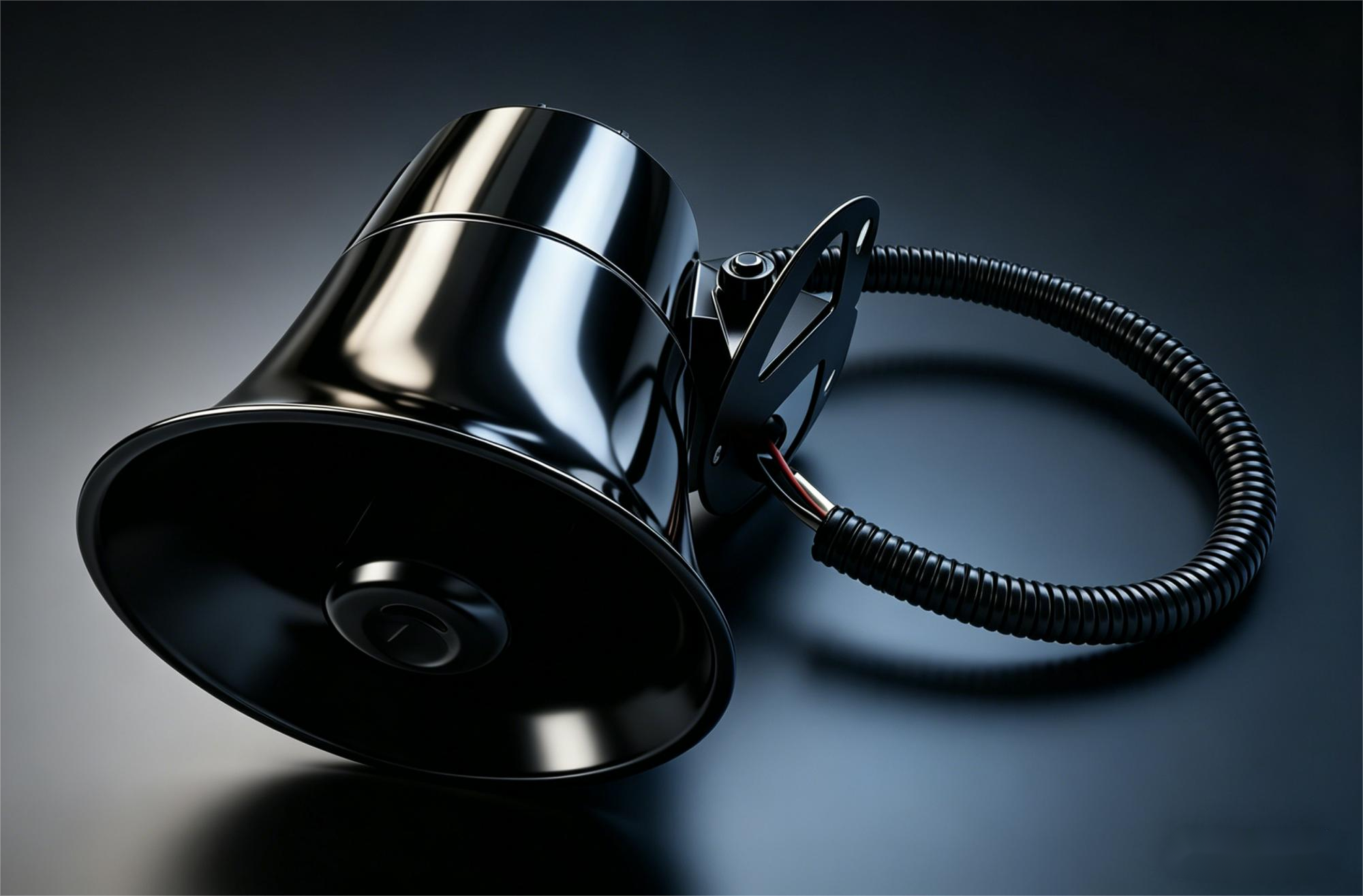 Low-speed voice alarm