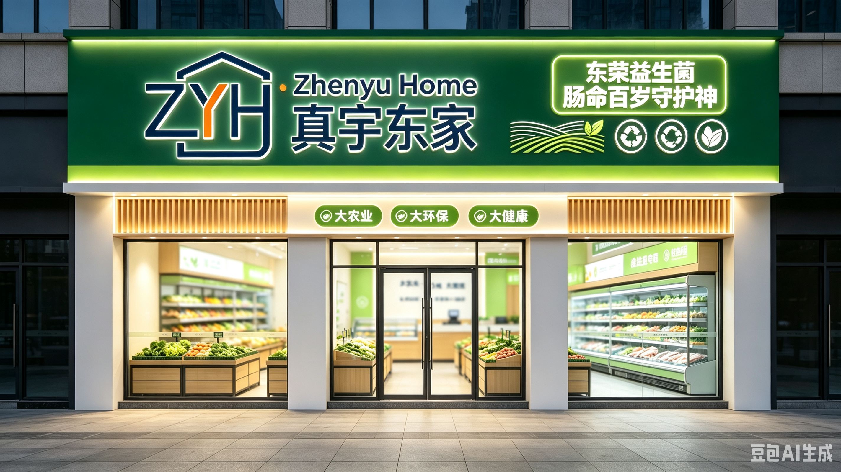 In-Store Display – From Farm to Table, Freshness in Every Bite