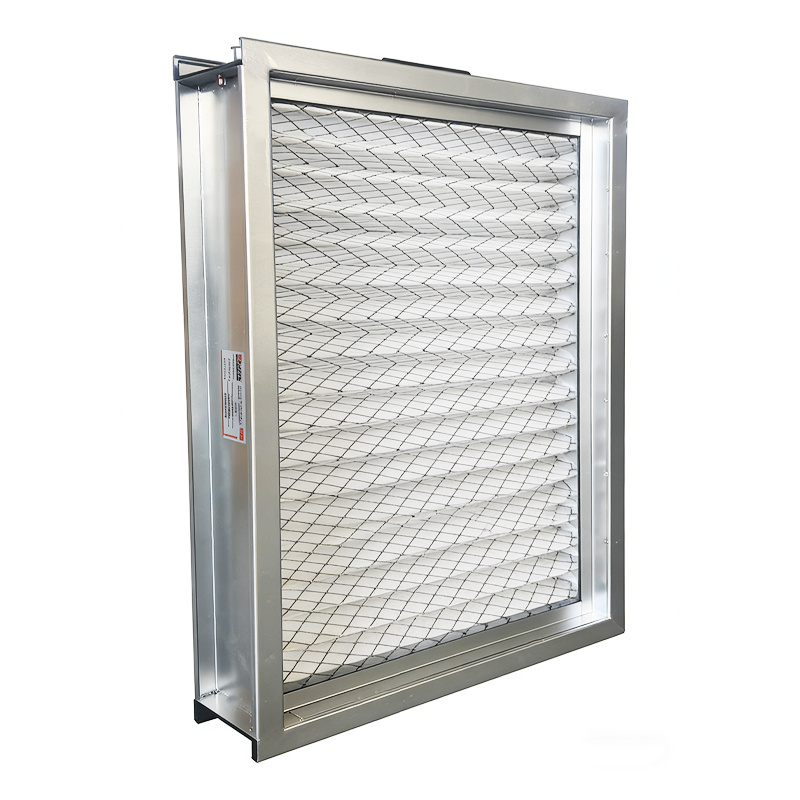 Air duct filter section