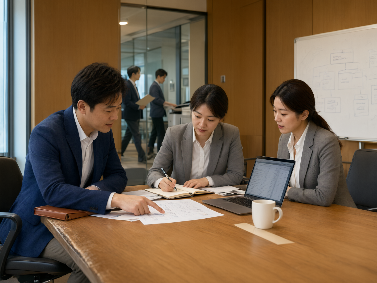 誉富团队协同审核外资企业账务流程