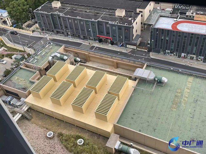 闵行行政服务中心风冷热泵机组降噪治理项目