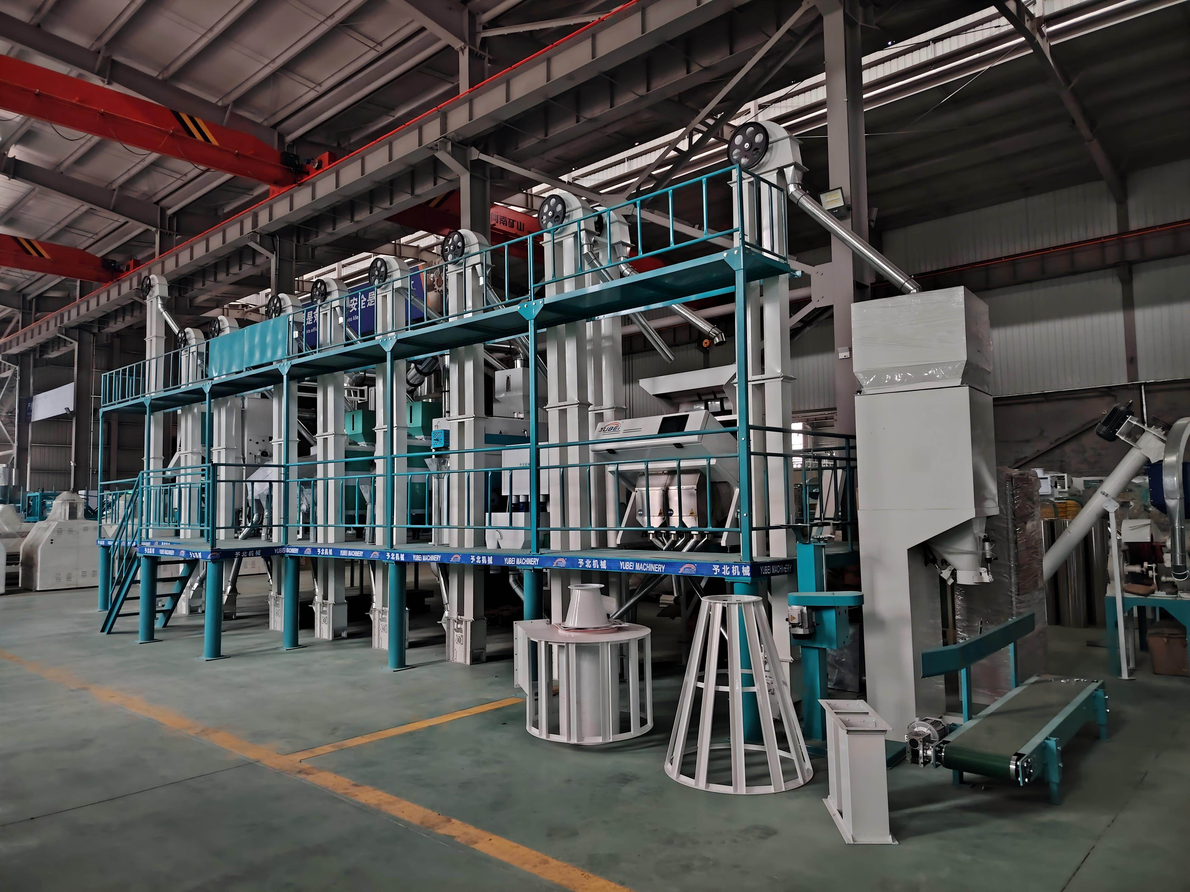 Commissioning of 30-ton-per-day rice production line in Guyana completed.