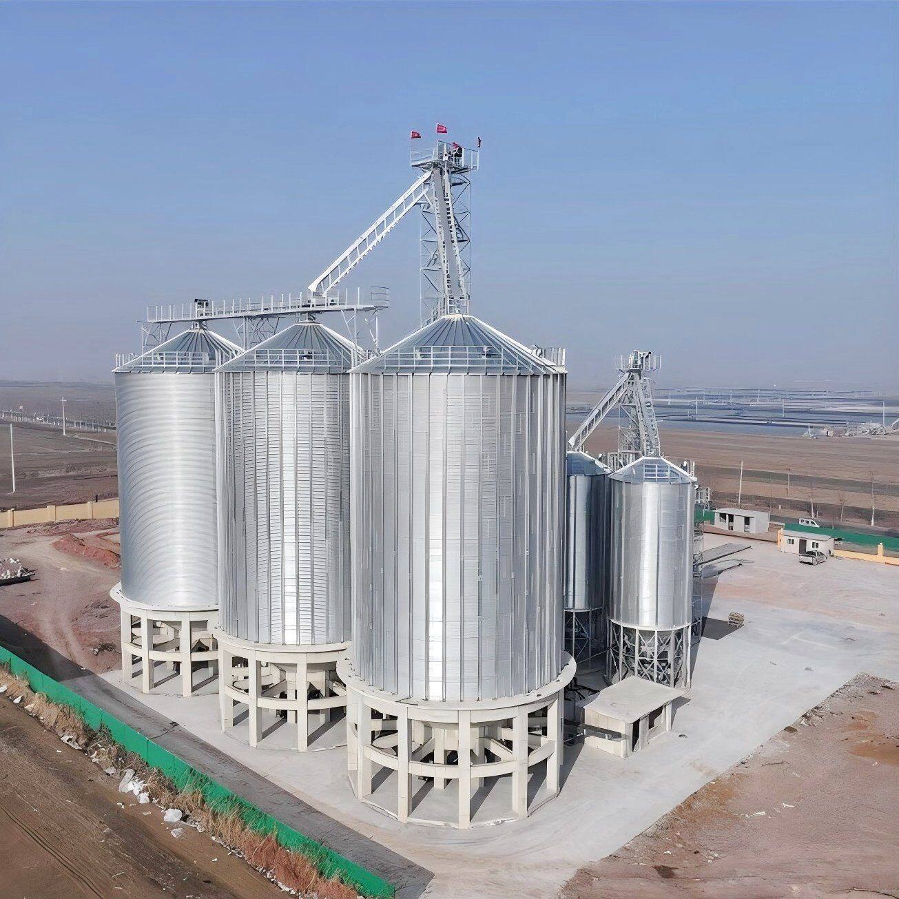 Grain silo(Flat-bottom silo)