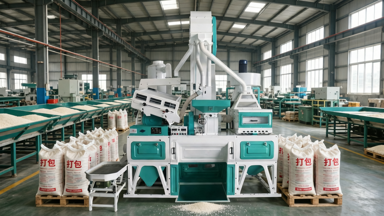 Combined Rice Milling Machine