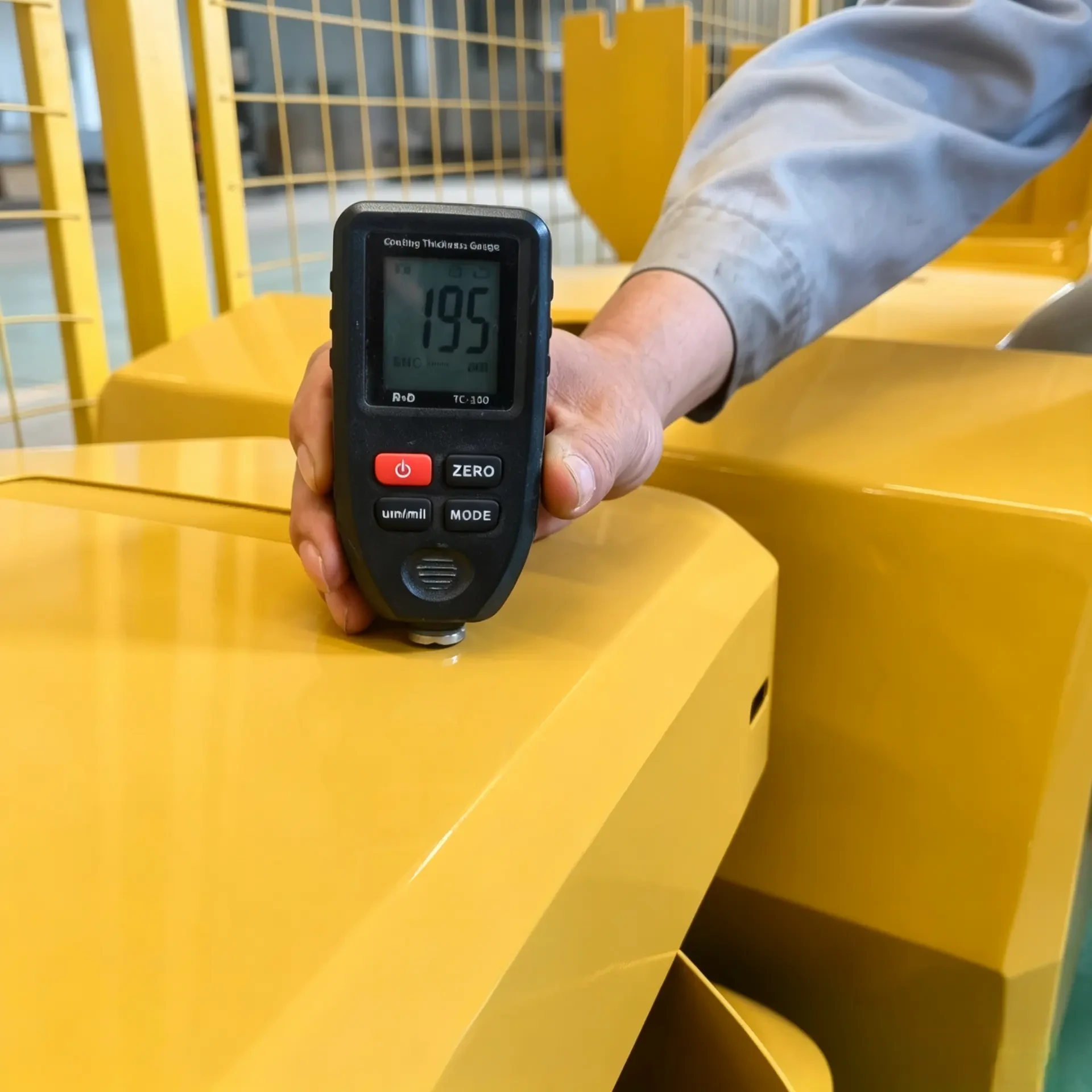 Coating thickness inspection