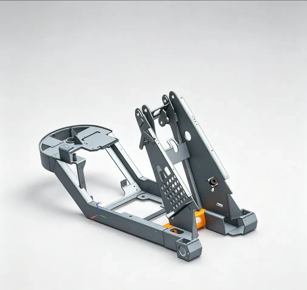 Fabricated frame assemblies
