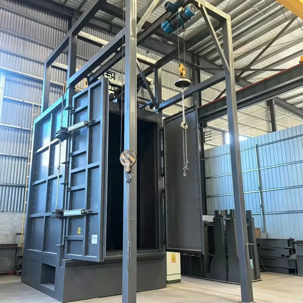 Shot blasting for surface cleaning