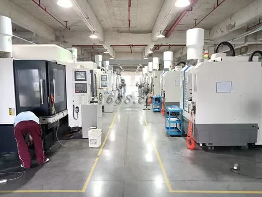 Large-scale CNC machining production facility