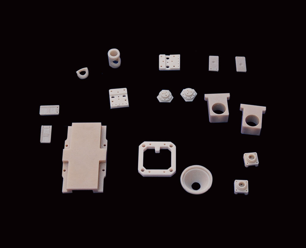 Aluminum nitride ceramic components collection