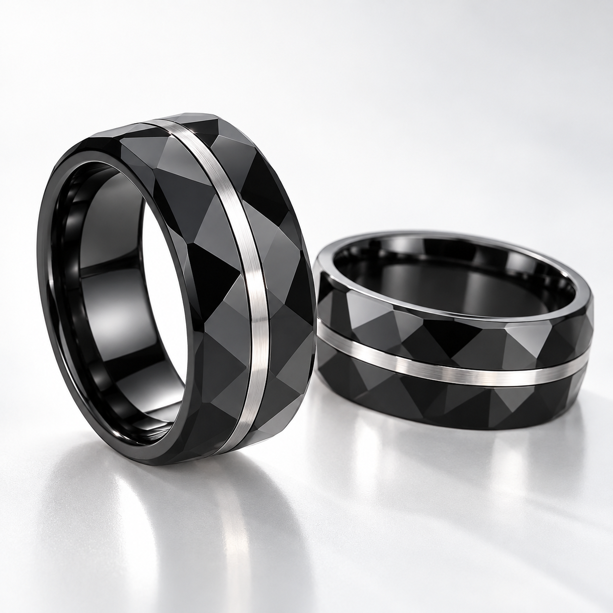 Zirconia ceramic material close-up showing polished surface finish