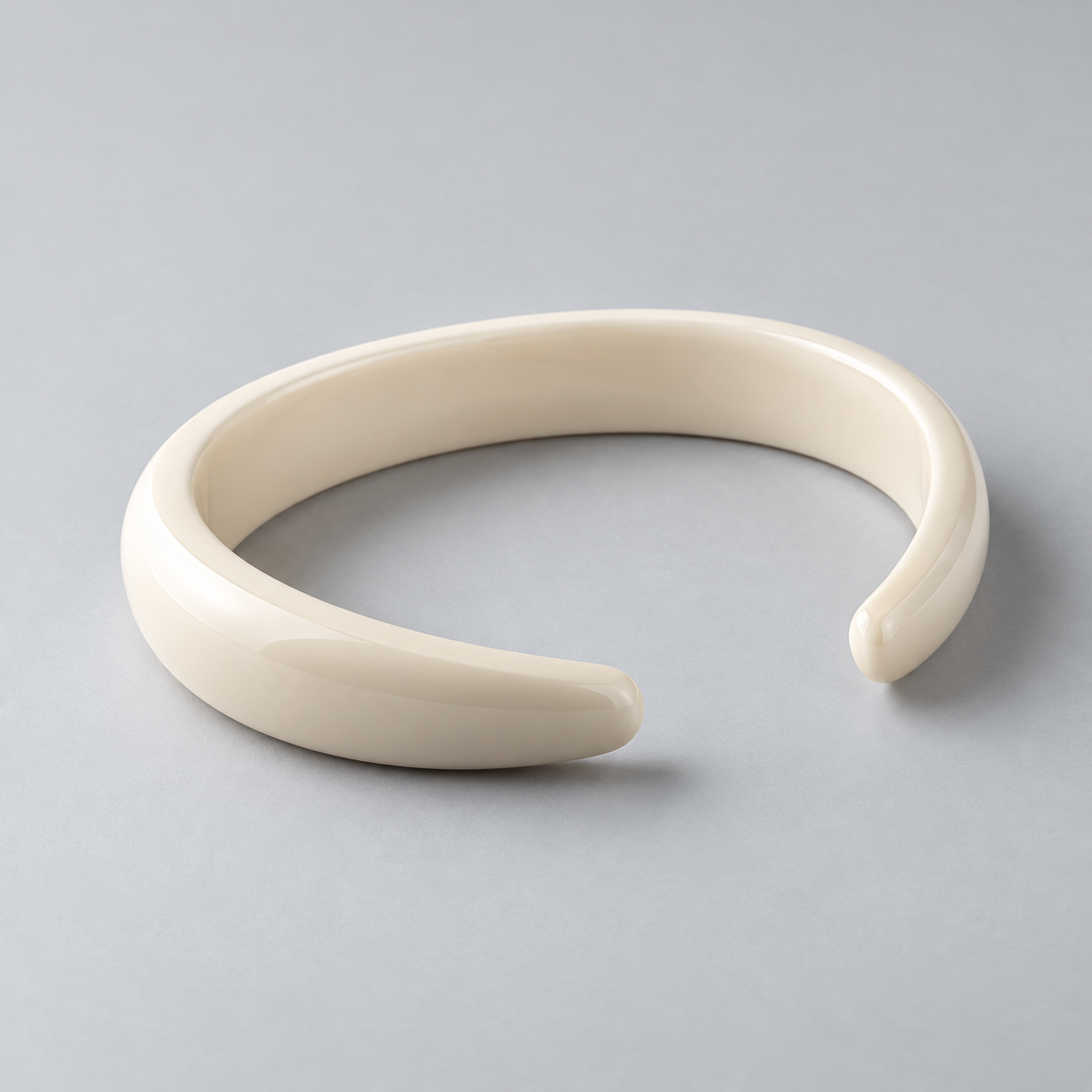 Wide Ceramic Cuff Bracelet