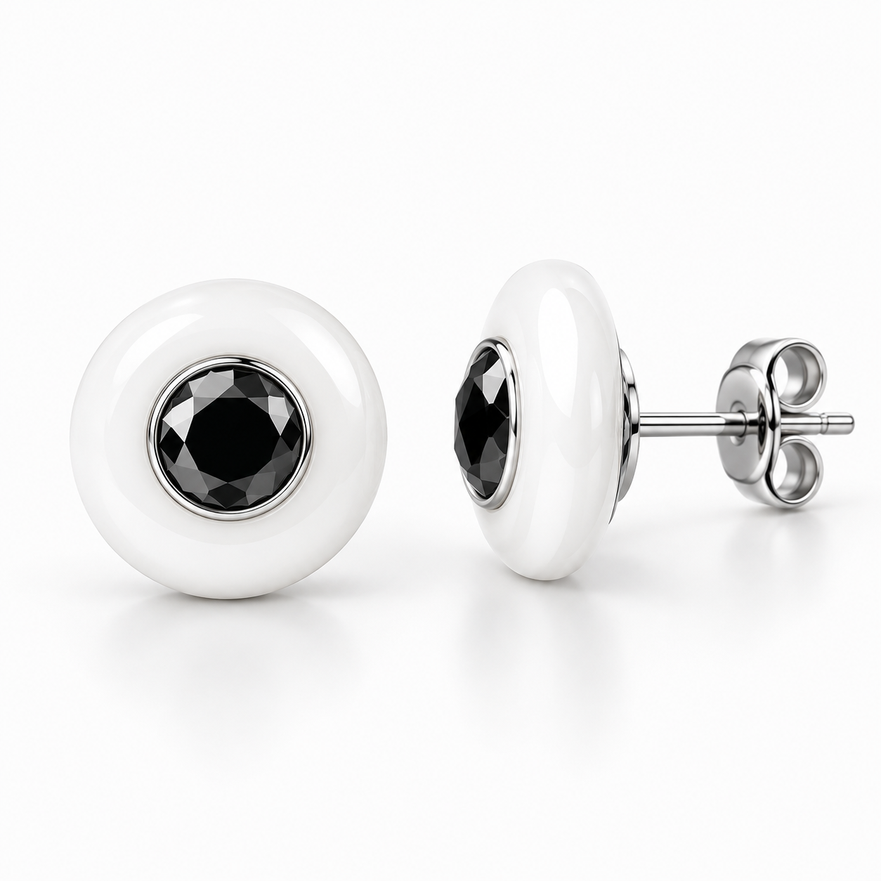 Ceramic Stud Earrings