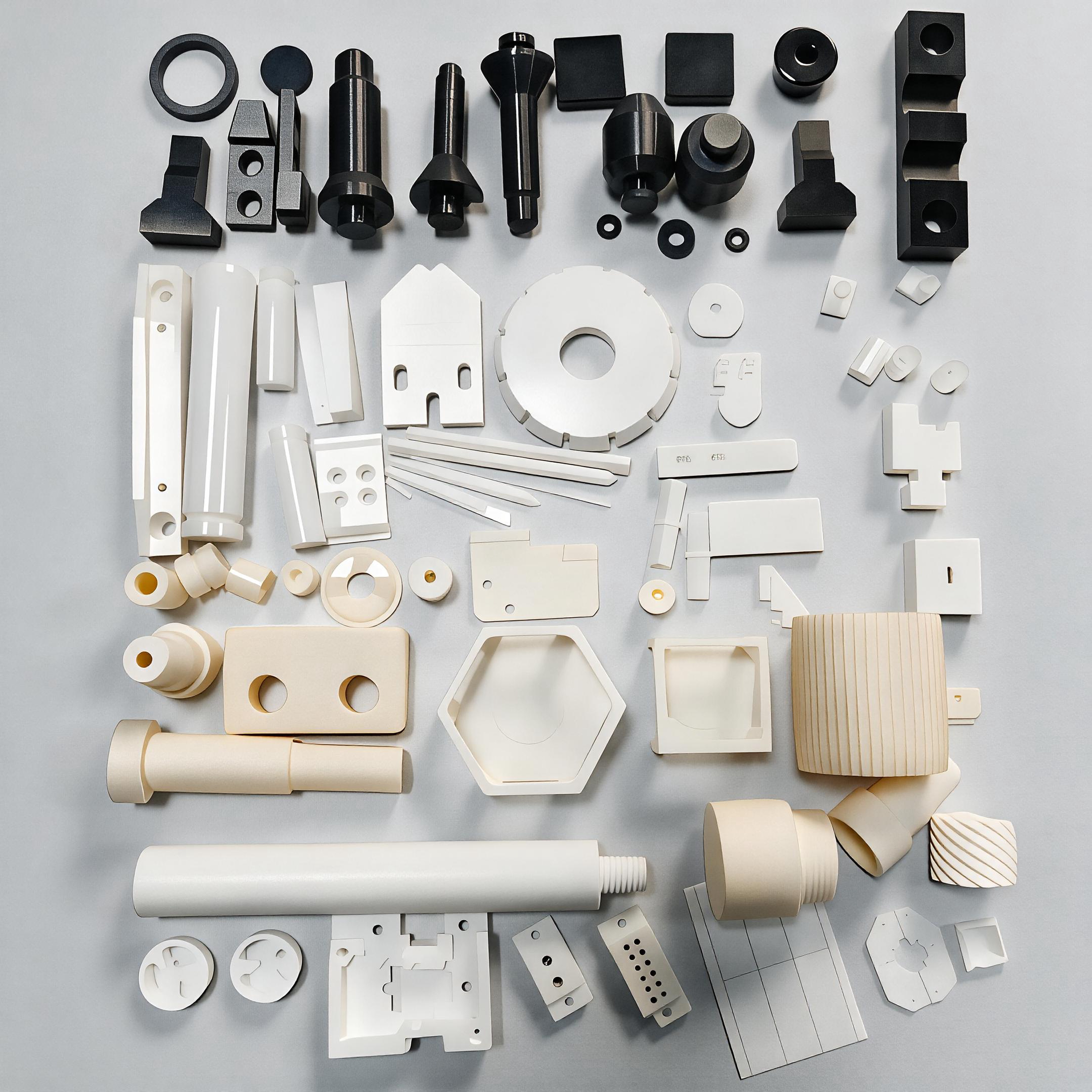 CNC machining center for complex ceramic geometries