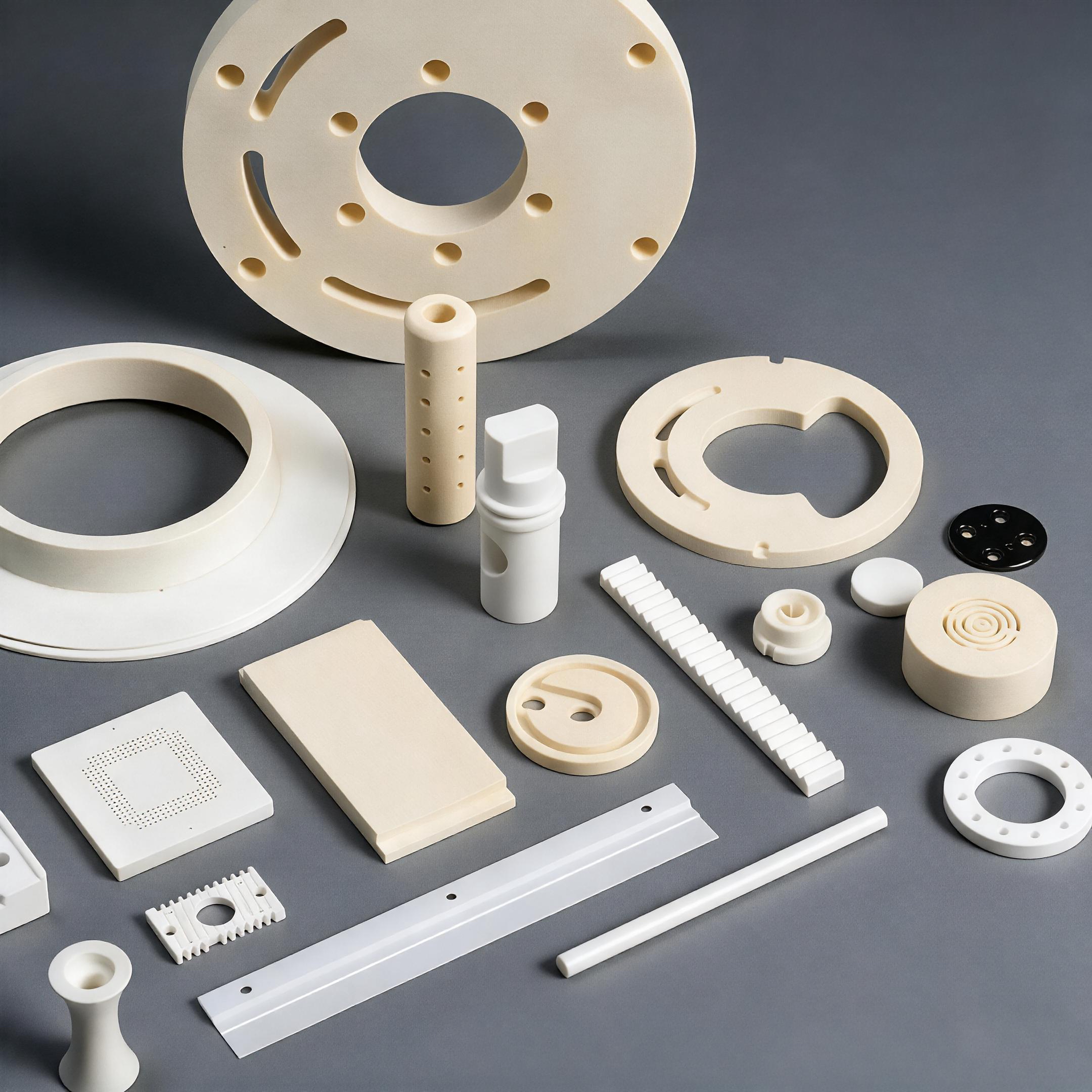 Precision ceramic components for optical communication