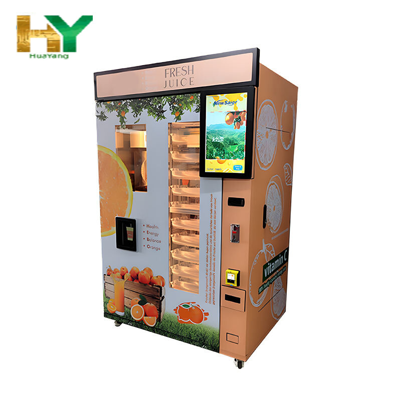 Freshly Squeezed Orange Juice Vending Machine