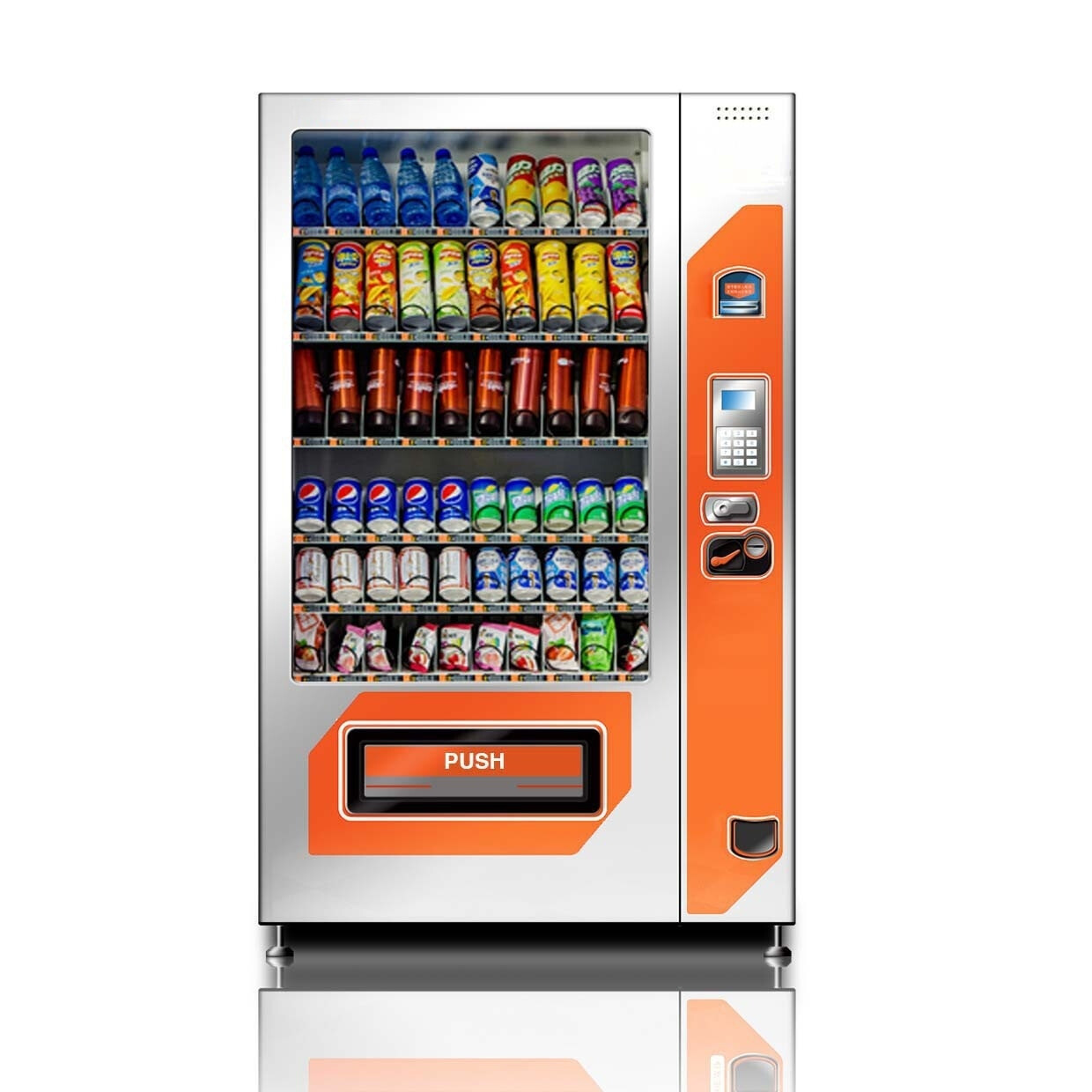 Two-Door Beverage Vending Machine