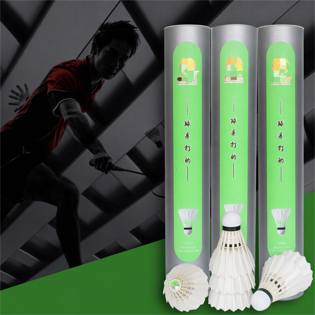 Club uses training grade goose feather badminton