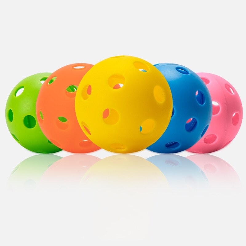 Multicolored 26-Hole Injection-Molded Pickleball